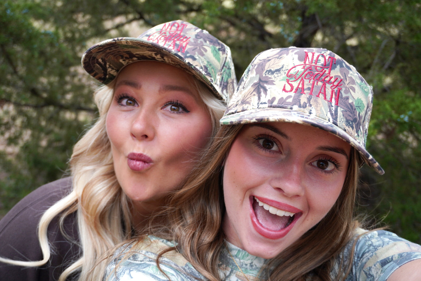 Not Today Satan Trucker Hat