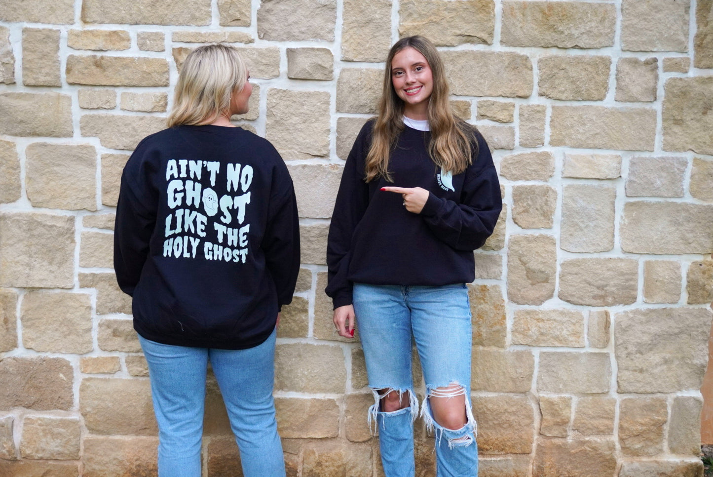 Ain't No Ghost Glow in the Dark Sweatshirt