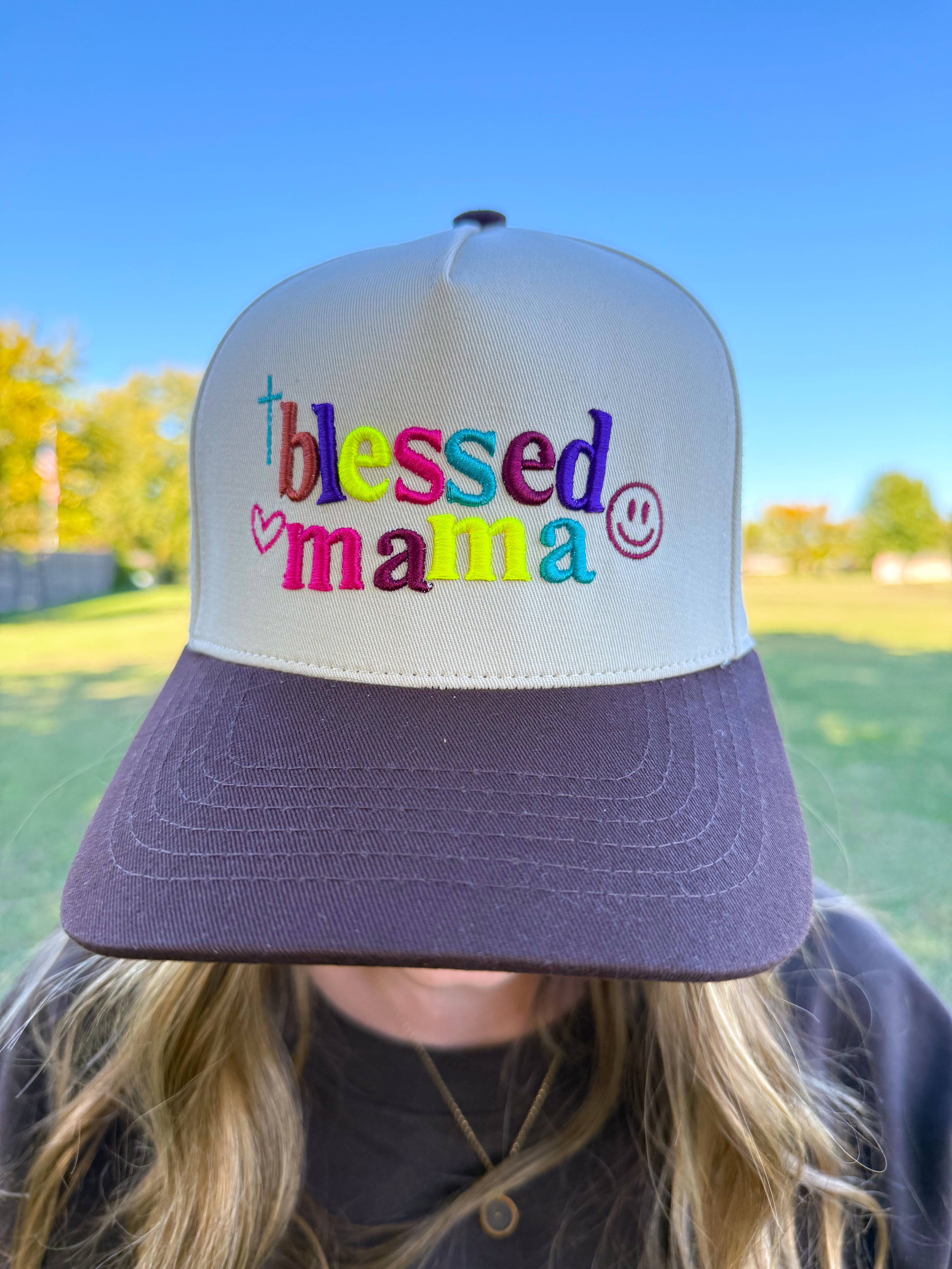 Blessed Mama Trucker Hat