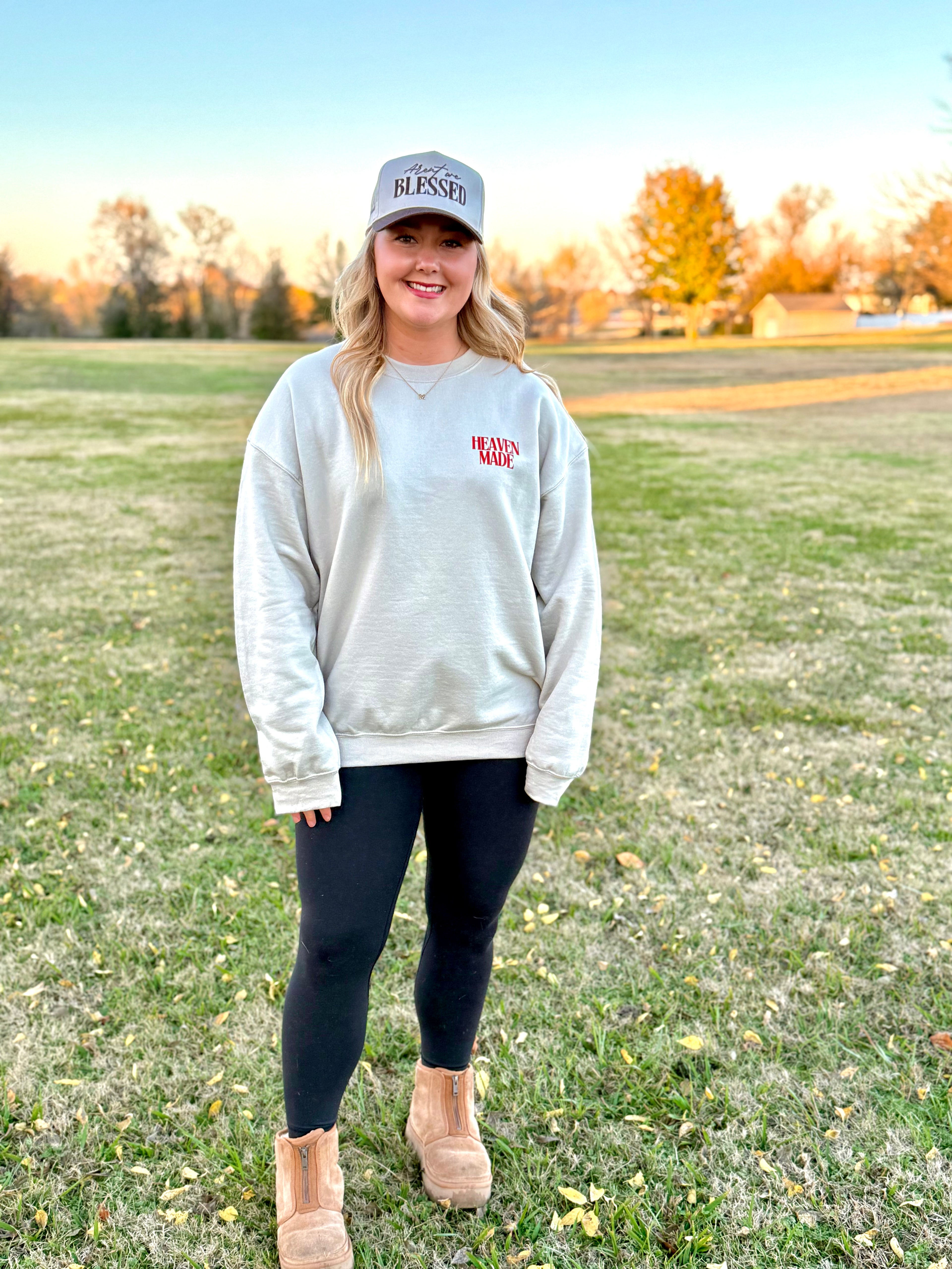 Give Thanks Crew Neck Sweatshirt