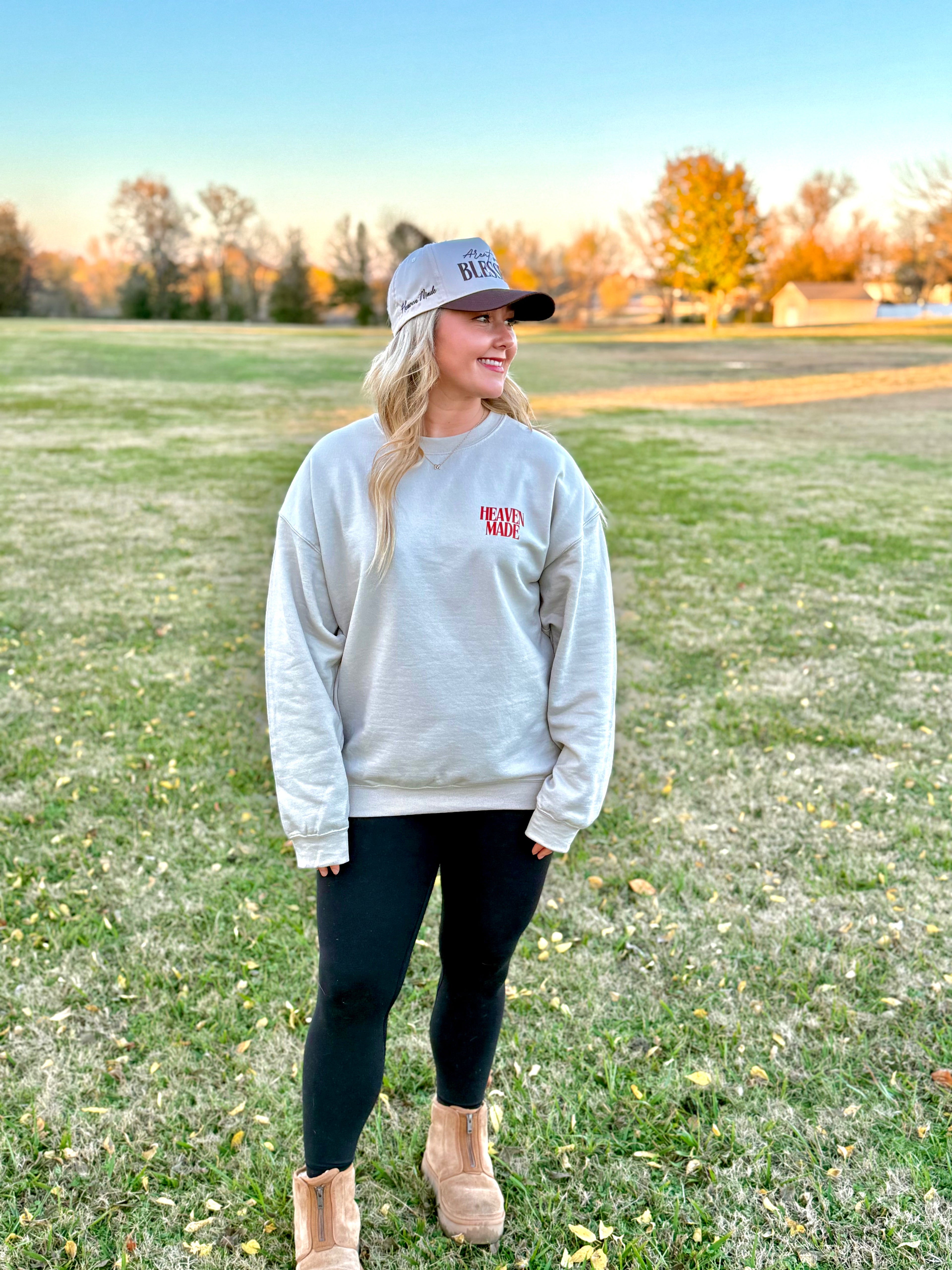 Give Thanks Crew Neck Sweatshirt